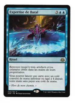 mtg magic baral's expertise de baral FRENCH vf fr aether revolt revolte - Image 1