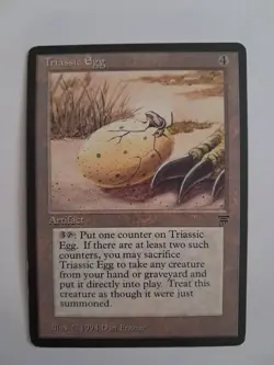 Triassic Egg MP Legends MTG Magic the Gathering - Image 1