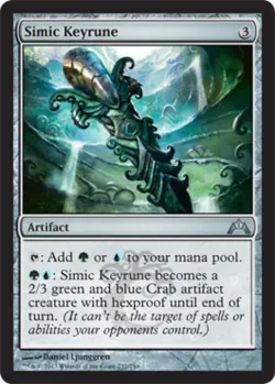 Simic Keyrune -Foil Light Play MTG Gatecrash - Image 1