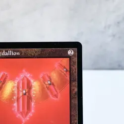 MTG Ruby Medallion Tempest Rare Artifact Old Frame Red Spell Cost Reduction - Image 3