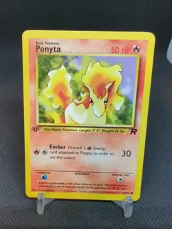 2000 Pokemon Team Rocket 1st Edition 64/82 Ponyta - Image 1