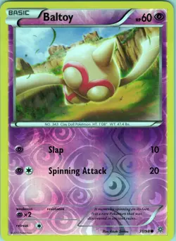 Baltoy 31/98 Common - Pokemon TCG SM: Ancient Origins - Reverse Holo (NM) - Image 1