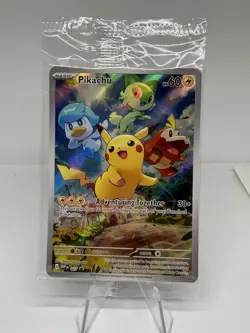 Pikachu 027 Sv: Scarlet & Violet Promo Cards Holo Sealed - NM + - Image 1