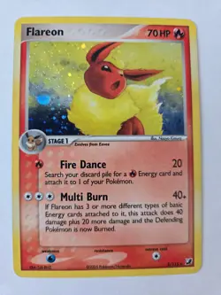 ¤ Flareon 5/115 ¤ HOLO Rare Pokemon Trading Card Unseen Forces TGC - Image 1