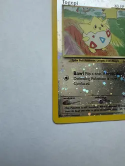 Nintendo Togepi 4/18 Southern Islands Holo Promo 40 HP Pokemon Card - Image 3