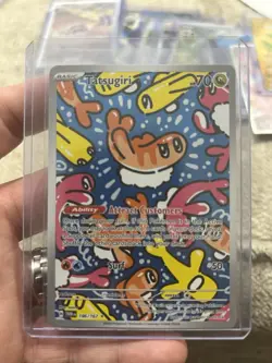 Pokemon TCG Tatsugiri Twilight Masquerade Illustration Rare Card 186/167 - Image 1