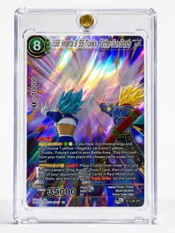 Ssb vegeta ss trunks father son Bt16-080 Dragon Ball Super Card Psa Bgs Spr dbs - Image 1