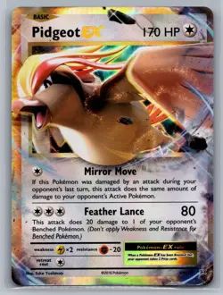 Pidgeot EX XY - Evolutions #64/108 Ultra Rare,Holo Pokemon Card - Image 1
