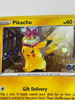 ** Pokemon Card TCG - Pikachu SWSH234 Cosmos Foil Promo Pokemon GO - Image 2