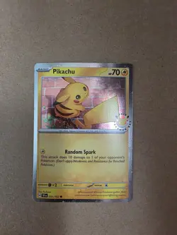 Pokemon - Cosmos Holo Pikachu 51/162 Pokemon Day 2026 Collection Card - Image 1
