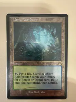 Misty Rainforest (Retro Frame) (Foil Etched) - Modern Horizons 2 - Foil - Image 1
