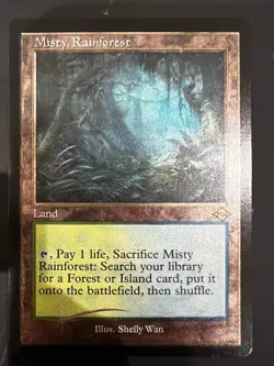 Misty Rainforest (Retro Frame) (Foil Etched) Modern Horizons 2 etched Foil - Image 1