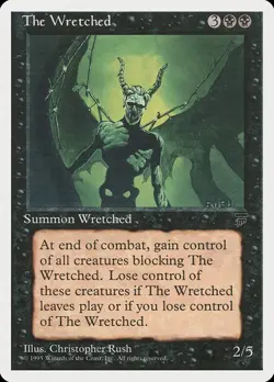 The Wretched NM/M Chronicles Black Creature Mtg Magic English Regular - Image 1