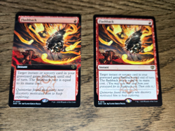 Flashback x2 (1x Extended Art) MTG Secrets of Strixhaven Rare NM - Image 1
