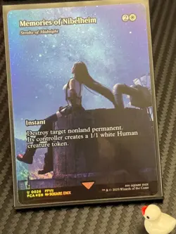 Memories of Nibelheim - Stroke of Midnight (Showcase Foil) - FCA 26 - NM - Image 1