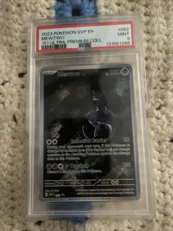 PSA 9 Mewtwo Black Star Promo #52 Pokemon 151 Scarlet & Violet 2023 ENGLISH - Image 1