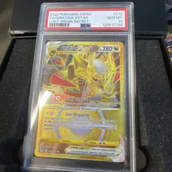 Pokemon Lost Origin Giratina VStar 212/196 Gold Rare Holo Secret Foil PSA 10 - Image 1