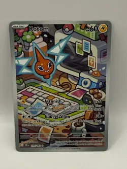Pokemon TCG Rotom 197/182 Destined Rivals Full Art Illustration Rare Holo - Image 1