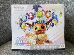 Pokemon TCG Scarlet & Violet Prismatic Evolutions ETB Elite Trainer Box SEALED - Image 1