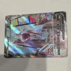 Pokemon Go Mewtwo v Full Art Holo Ultra Rare Card 072/078 Pokemon TCG - Image 2