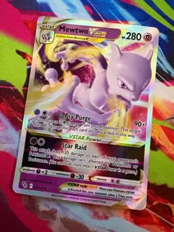 Mewtwo VSTAR Ultra Rare Pokemon GO 031/078 - Image 1