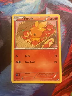 Torchic Holo # RC5/RC25 Legendary Treasures Radiant Collection 2013 Pokemon D2 - Image 1