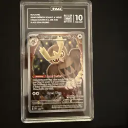 Pokemon Center Stamp Promo Noctowl Stellar Crown ETB SVP EN 141 TAG 10 Gem Mint - Image 3