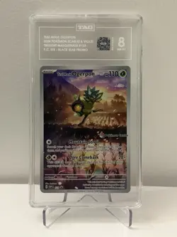 2024 POKEMON SVP EN-SV BLACK STAR PROMO #123 TEAL MASK OGERPON TAG 8 - Image 1