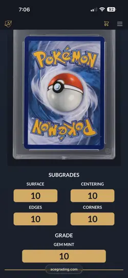 Jacinthe 122/088 Special illustration Rare Pokemon Perfect Order ACE 10 Graded - Image 3