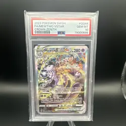 Pokemon TCG Mewtwo VSTAR GG44/GG70 Crown Zenith PSA 10 - Image 1