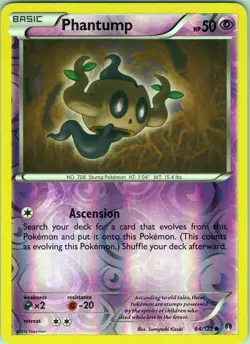 Phantump 64/122 Common - Pokemon TCG XY: BREAKpoint - Reverse Holo (NM) - Image 1