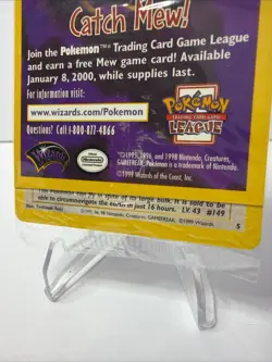 NEW SEALED Dragonite 1999 Pokemon WB First Movie Black Star Promo WOTC #5 - Image 2