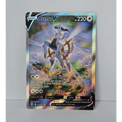 Arceus V 166/172 Brilliant Stars SwSh Alt Full Art Ultra Rare Holo Mint - Image 1