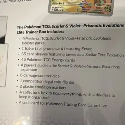 Pokemon TCG Scarlet & Violet—Prismatic Evolutions Elite Trainer Box English - Image 4
