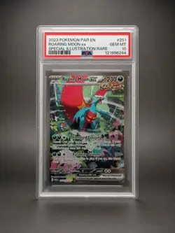 2023 Pokemon Roaring Moon ex SIR 251/182 Paradox Rift PSA 10 GEM - Image 1
