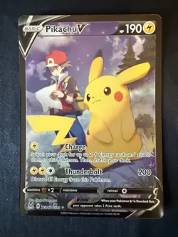 Pokemon Pikachu V TG16/TG30 SWSH11 Lost Origin Trainer Gallery Holo - Image 5