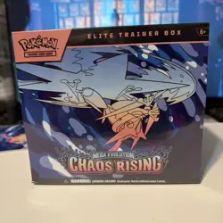 Pokemon English ME04 Chaos Rising Elite Trainer Box FACTORY SEALED FREE SHIPPING - Image 1