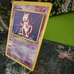 Pokemon TCG Mewtwo Base Set Unlimited Rare 10/102 WOTC 1999 60 HP - Image 4