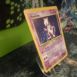 Pokemon TCG Mewtwo Base Set Unlimited Rare 10/102 WOTC 1999 60 HP - Image 5