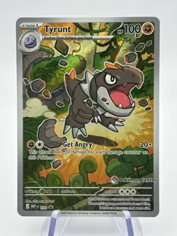 Pokemon Tyrunt MEP 070 Stamped Promo Perfect Order Pokemon Centre Stamped A3 - Image 1