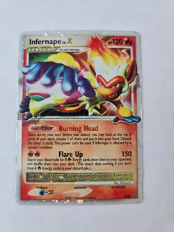 Infernape LV.X DP10 Pokemon TCG Diamond & Pearl Black Star Promos Holo HP - Image 1