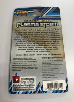 Pokemon Black And White Plasma Storm Vintage Booster Pack Sealed Infernape Art - Image 2