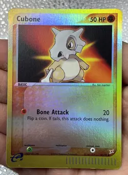 Nintendo Pokemon TCG Cubone 40/95 Reverse Holo EX Team Magma vs Aqua 2004 LP+ - Image 2