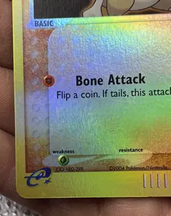 Nintendo Pokemon TCG Cubone 40/95 Reverse Holo EX Team Magma vs Aqua 2004 LP+ - Image 5