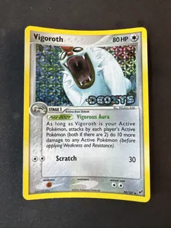 Vigoroth 50/107 Deoxys Reverse Holo Pokemon - Image 1