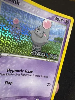 Spoink 76/107 Deoxys Reverse Holo Pokemon - Image 3