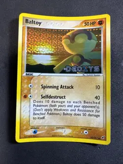 Baltoy 53/107 Deoxys Reverse Holo Pokemon - Image 1