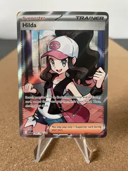Hilda 164/086 Sv: White Flare Holo Full Art Trainer Pokemon NM Pack Fresh - Image 1