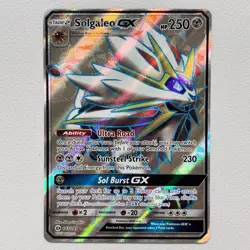 Solgaleo GX 143/149 - Sun & Moon Base Set Full Art Ultra Rare Pokemon TCG NM - Image 1