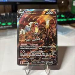 (SPANISH) Pokemon Crown Zenith Entei V GG36/GG70 Galarian Gallery Holo NM - Image 1
